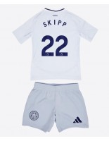 Leicester City Oliver Skipp #22 Alternativní dres pro děti 2024-25 Krátký Rukáv (+ trenýrky)